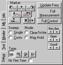 Analyser Control Functions